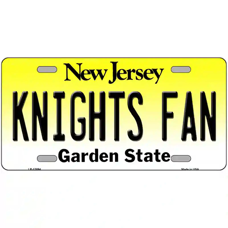 Knights Fan Novelty Metal License Plate LP-12894 24" x 12" (LLP)