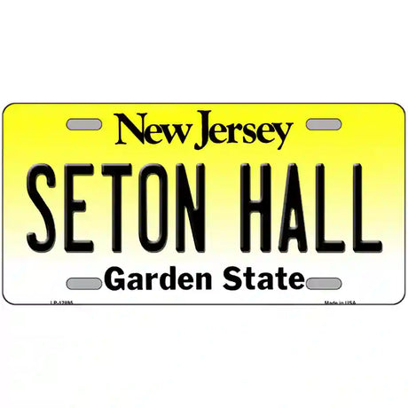 Seton Hall Novelty Metal License Plate 24" x 12" (LLP)