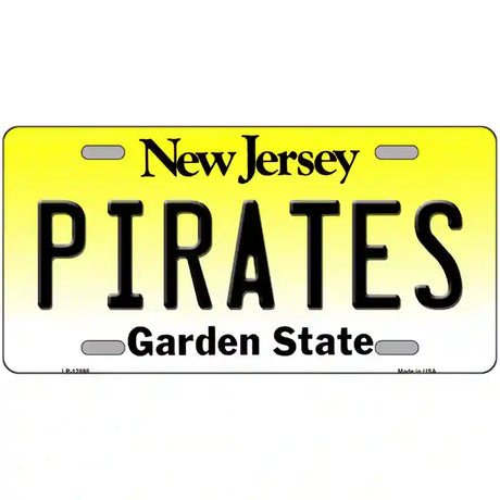 Pirates Novelty Metal License Plate 24" x 12" (LLP)