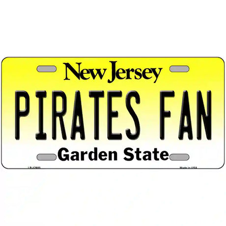 Pirates Fan Novelty Metal License Plate 24" x 12" (LLP)