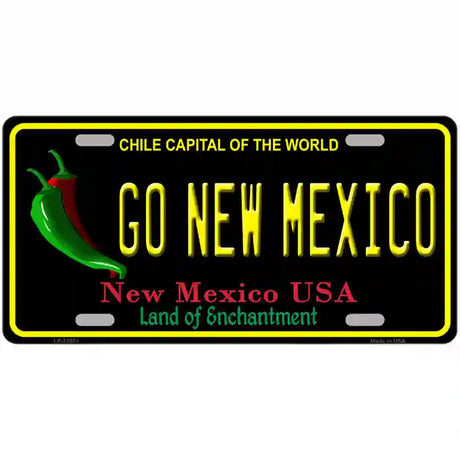 Go New Mexico Novelty Metal License Plate 24" x 12" (LLP)