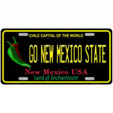 Go New Mexico State Novelty Metal License Plate 24" x 12" (LLP)