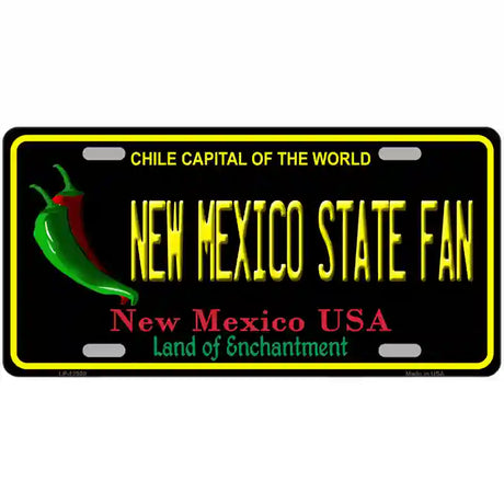 New Mexico State Fan Novelty Metal License Plate 24" x 12" (LLP)