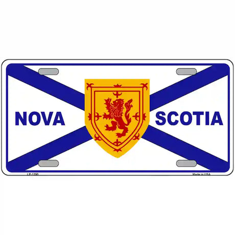 Nova Scotia Flag Novelty Metal License Plate 24" x 12" (LLP)