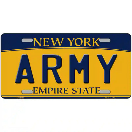 Army Novelty Metal License Plate 24" x 12" (LLP)