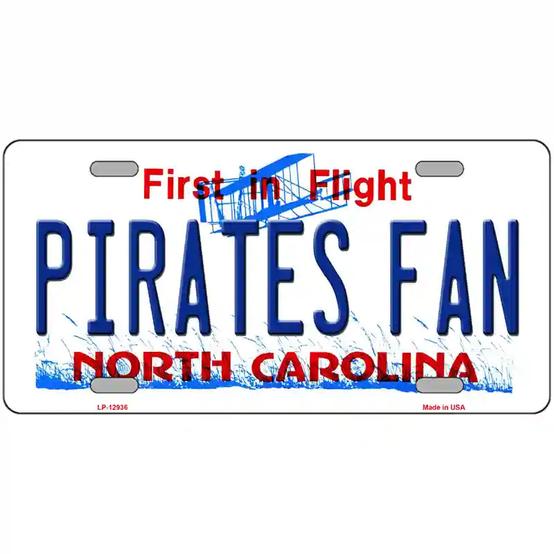 Pirates Fan Novelty Metal License Plate LP-12936 24" x 12" (LLP)