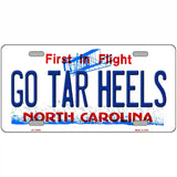 Go Tar Heels Novelty Metal License Plate 24" x 12" (LLP)