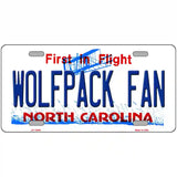 Wolfpack Fan Novelty Metal License Plate 24" x 12" (LLP)