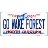 Go Wake Forest Novelty Metal License Plate 24" x 12" (LLP)