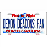 Demon Deacons Fan Novelty Metal License Plate 24" x 12" (LLP)