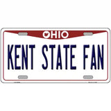 Kent State Fan Novelty Metal License Plate 24" x 12" (LLP)