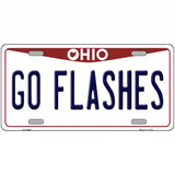 Go Flashes Novelty Metal License Plate 24" x 12" (LLP)