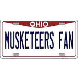 Musketeers Fan Novelty Metal License Plate 24" x 12" (LLP)