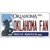 Oklahoma Fan Novelty Metal License Plate 24" x 12" (LLP)