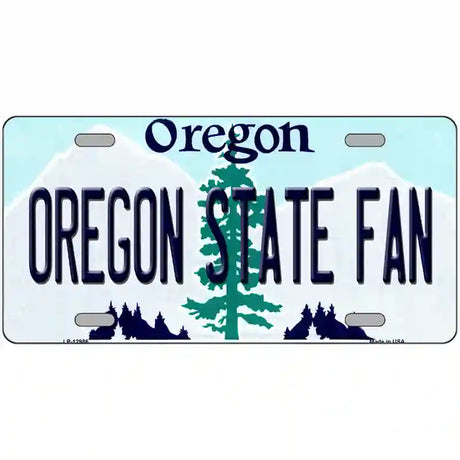 Oregon State Fan Novelty Metal License Plate 24" x 12" (LLP)