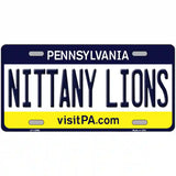 Nittany Lions Novelty Metal License Plate 24" x 12" (LLP)