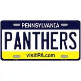 Panthers Novelty Metal License Plate 24" x 12" (LLP)