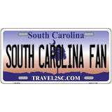 South Carolina Fan Novelty Metal License Plate 24" x 12" (LLP)