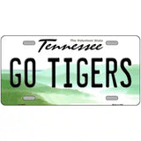 Tennessee Go Tigers Novelty Metal License Plate 24" x 12" (LLP)