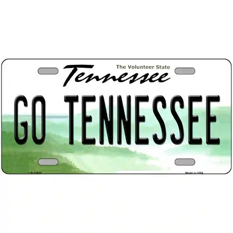 Go Tennessee Novelty Metal License Plate 24" x 12" (LLP)