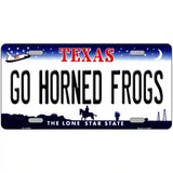 Go Horned Frogs Novelty Metal License Plate 24" x 12" (LLP)