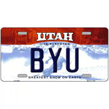 BYU Novelty Metal License Plate 24" x 12" (LLP)