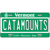 Catamounts Novelty Metal License Plate 24" x 12" (LLP)