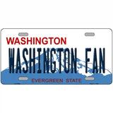 Washington Fan Novelty Metal License Plate 24" x 12" (LLP)