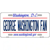 George Washington Fan Novelty Metal License Plate 24" x 12" (LLP)