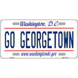 Go Georgetown Novelty Metal License Plate 24" x 12" (LLP)