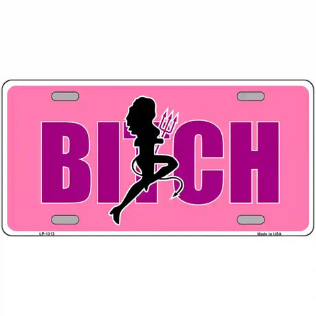 She-Devil Bitch Novelty Metal License Plate 24" x 12" (LLP)