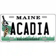 Acadia Maine Metal Novelty License Plate 24" x 12" (LLP)