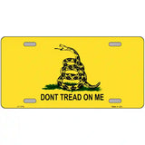 Dont Tread On Me Novelty Metal License Plate 24" x 12" (LLP)