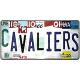 Cavaliers Strip Art Novelty Metal License Plate Tag 24" x 12" (LLP)