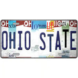 Ohio State Strip Art Novelty Metal License Plate Tag 24" x 12" (LLP)