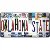 Oklahoma State Strip Art Novelty Metal License Plate Tag 24" x 12" (LLP)