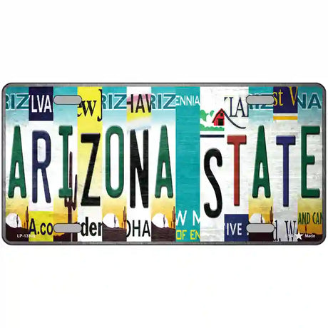 Arizona State Strip Art Novelty Metal License Plate Tag 24" x 12" (LLP)