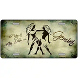 Gemini Zodiac Novelty Metal License Plate 24" x 12" (LLP)