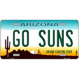 Go Suns Novelty Metal License Plate Tag 24" x 12" (LLP)