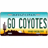 Go Coyotes Novelty Metal License Plate Tag 24" x 12" (LLP)