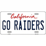 Go Raiders Novelty Metal License Plate Tag 24" x 12" (LLP)