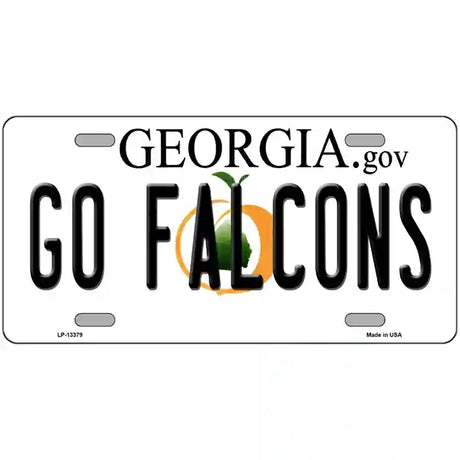 Go Falcons Novelty Metal License Plate Tag 24" x 12" (LLP)