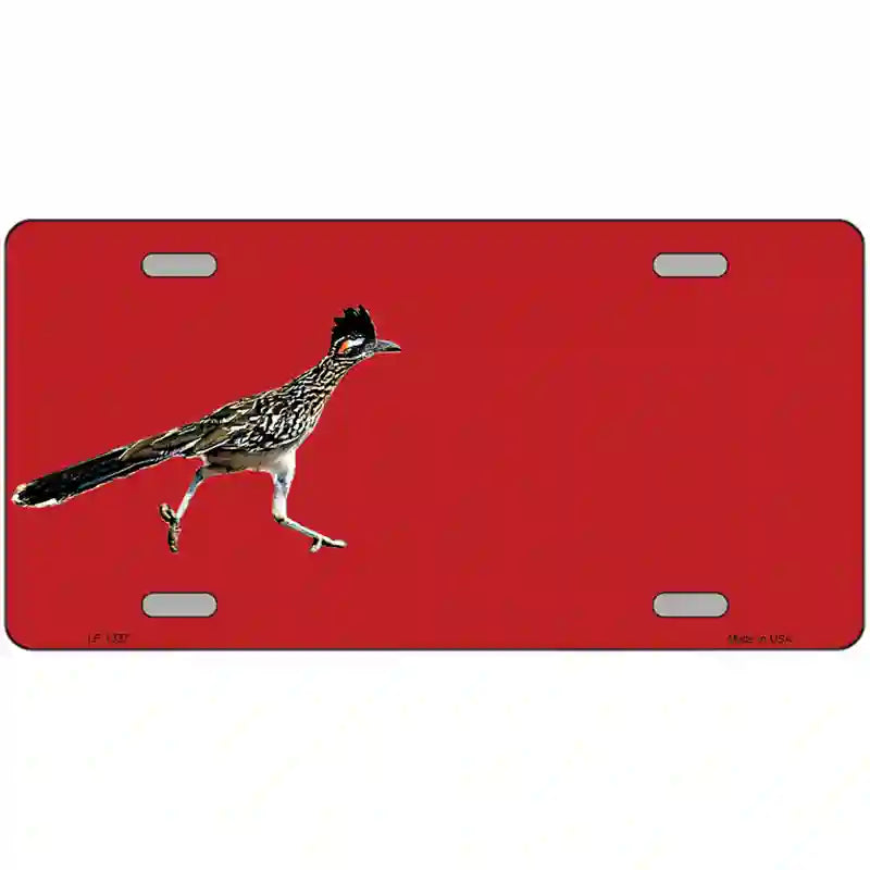 Roadrunner Offset Novelty Metal License Plate 24" x 12" (LLP)