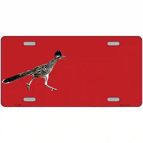 Roadrunner Offset Novelty Metal License Plate 24" x 12" (LLP)