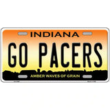 Go Pacers Novelty Metal License Plate Tag 24" x 12" (LLP)