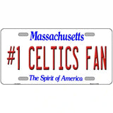 Number 1 Celtics Fan Novelty Metal License Plate Tag 24" x 12" (LLP)