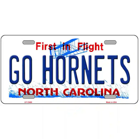 Hornets Fan Novelty Metal License Plate Tag 24" x 12" (LLP)