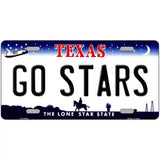 Go Stars Novelty Metal License Plate Tag 24" x 12" (LLP)