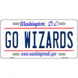 Go Wizards Novelty Metal License Plate Tag 24" x 12" (LLP)