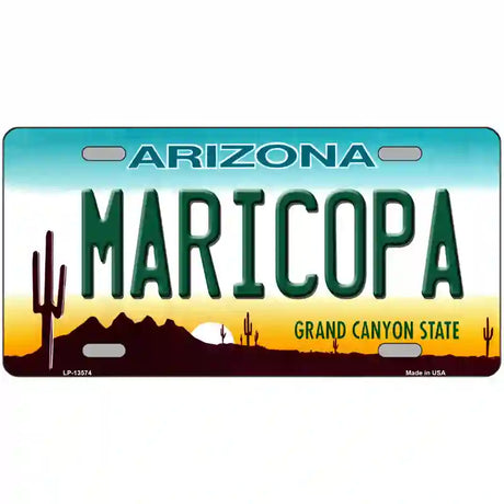 Maricopa Arizona Novelty Metal License Plate Tag 24" x 12" (LLP)